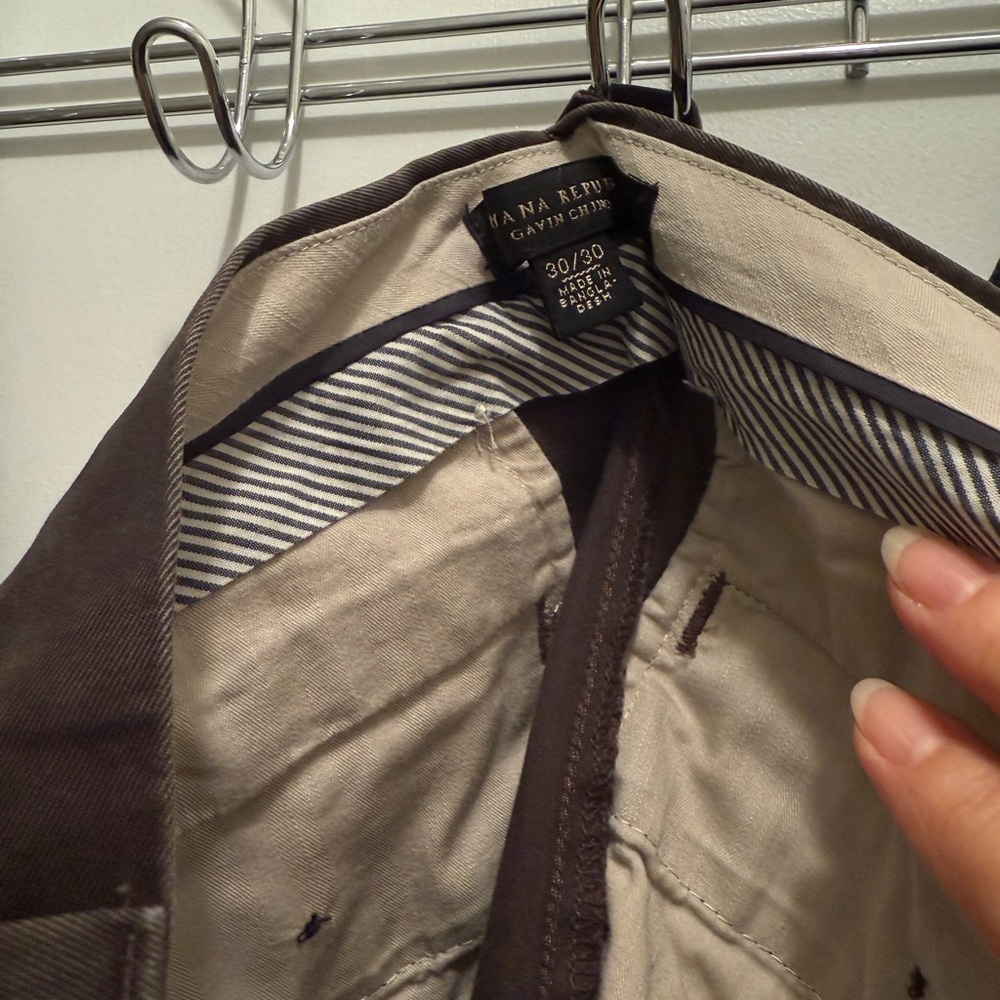 6 for $60 Calvin Klein Men's Chinos in Gray, Tan, and Blue - Picture 6 of 8